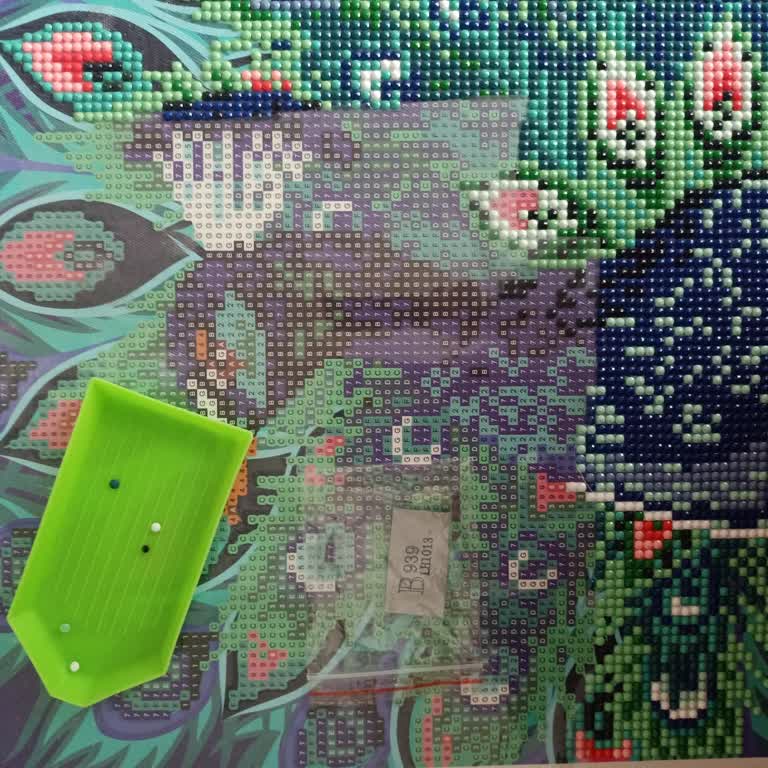 Diamond Painting Kitinde Eksik “B” Harfi Parçaları Kullanılamaz