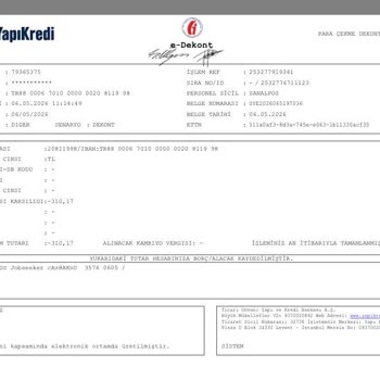 Jobseeker İzinsiz 310 TL Kart Çekimi Ve Geri Ödeme Talebi