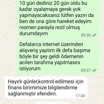 İade Ödemesinin Gecikmesi Ve Müşteri Hizmetlerinin Cevapsızlığı