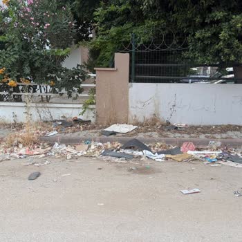 Gürselpaşa Mahallesi 75135 Sokak'ta Çöp Toplanmaması Koku Ve Hijyen Sorunlarına Neden Oluyor