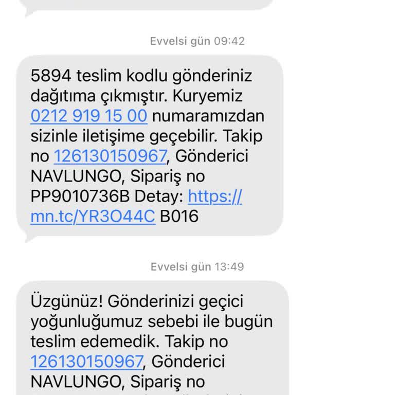 Teslim Edilmeyen Kargo Ve Kaba Personel Tutumu