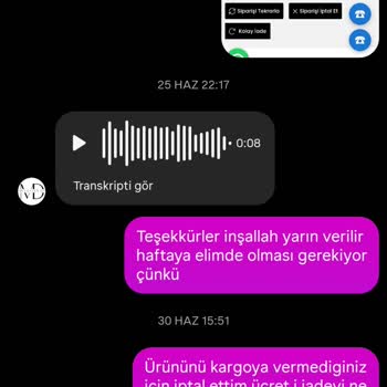 İptal Talebime Rağmen Sipariş Gönderildi Ve Teslimat Bilinmiyor