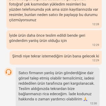 Yanlış Ürün Gönderildiği İçin Satıcı İadeyi Reddetti Ve Sorun Çözülmedi