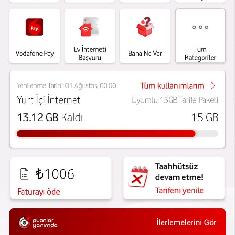 Vodafone Mağazasında Taahhüt Yenileme Hatası Sonrası Aşırı Fatura