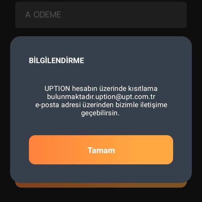 Uption Hesabım Kısıtlandı, Para Gönderemiyorum Ve Acil Yardım Bekliyorum