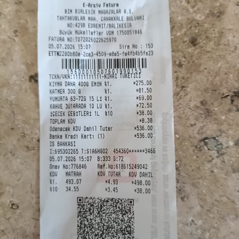 BİM'den Alınan Vakumlu Dana Kıyma Aşırı Su Salıyor