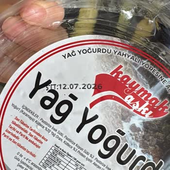 Tazedirekt'ten Bozuk ve Son Kullanma Tarihi Yakın Yoğurt Gönderimi