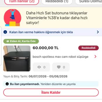 Letgo’da 204 TL Ücret Çekildi, İlan Yayına Alınmadı Ve Geri Dönüş Yok