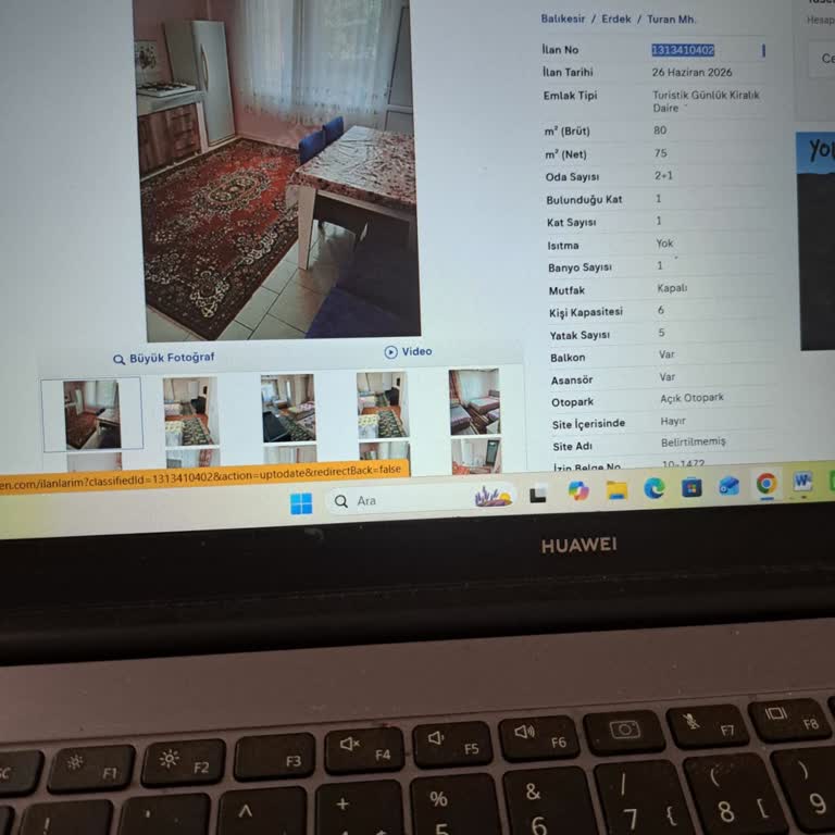 Sahibinden.com’da Yanlış Konumlandırma Nedeniyle Kiralanamayan Daire İlanı
