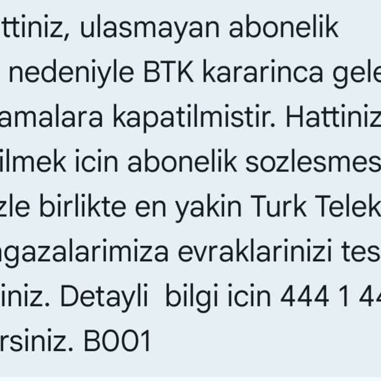 Kapatılan Mobil Hatım Açılmadı, Faturalar Ödenmeye Devam Ediyor
