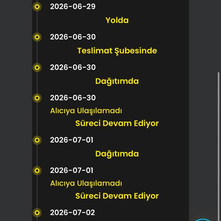 Kargo ‘Ulaşılamadı’ Bilgisiyle Teslim Edilmedi Ve Yanıltıcı Kayıt