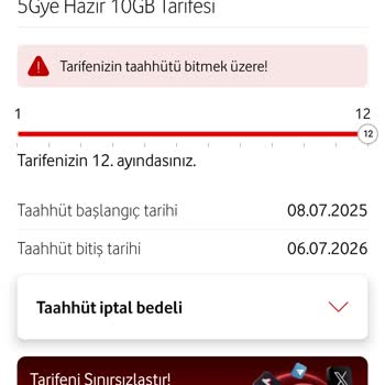 Daha Uygun 270 TL Tarife Değişikliği Reddedildi