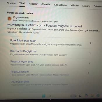 Pegasus Bilet İptali İçin Sahte Ataşehir Doğa Turizm Sitesi 1.000 TL Çekti, İade Reddedildi