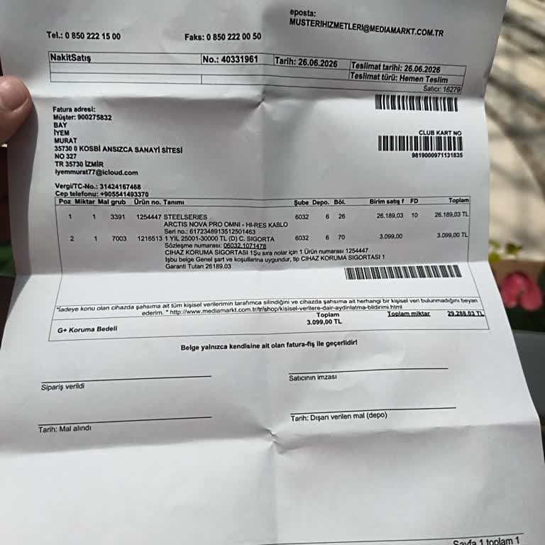 Sigorta İptalinde Kulaklık Fiyatı Üzerinden Haksız Fark Talebi