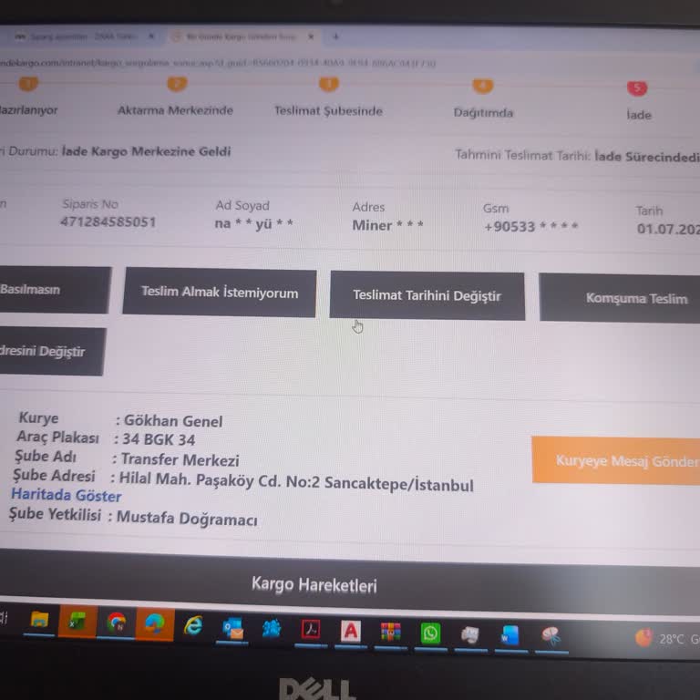 Kargo, Adreste Bulunamadı Diyerek Zara’nın İkinci Parçasını İade Ettirdi