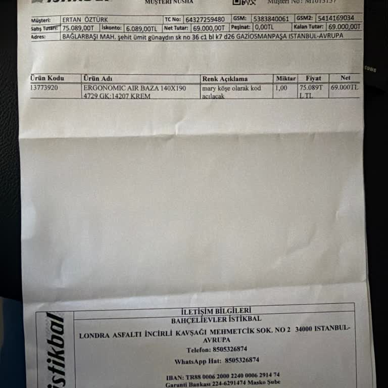 Teslimat Gecikmesi Ve Bilgi Eksikliği Nedeniyle İptal Ve Tam İade Talebi