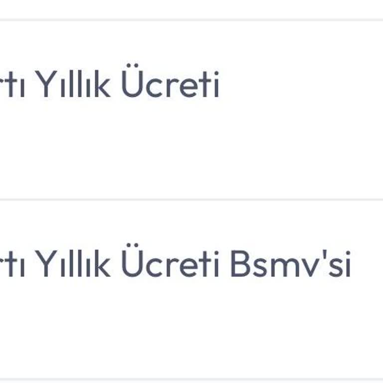 Hakkaniyetsiz Kart Aidatı Ve BSMV Ücretine İade Talebi Cevap Bekliyor