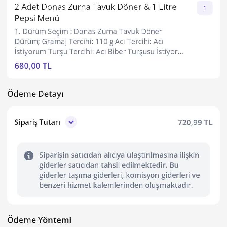 Getir Yemek'te Adres Değişikliği Nedeniyle Ücret İadesi Alınamıyor Ve Sipariş Teslim Edilmedi