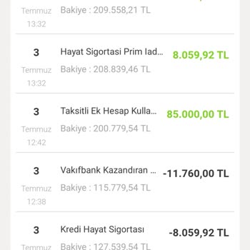 VakıfBank Kazandıran Tarife Kesintisi 11.760 TL Geri Ödeme Talebi