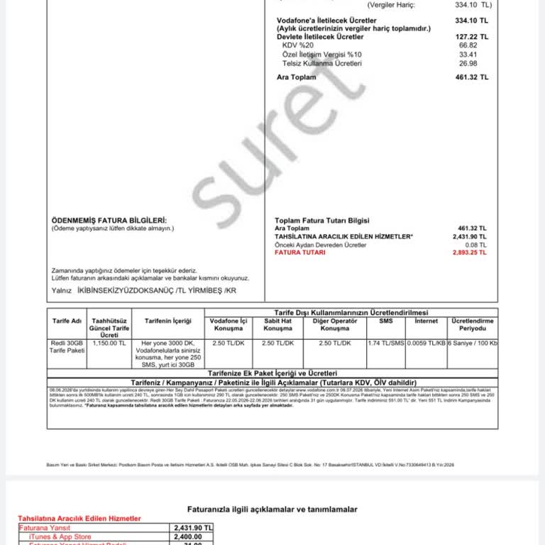 Apple'dan Gelen İzinsiz 2.431 TL Ücretlendirme İptali