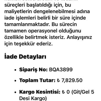 İptal Onaylı Siparişin Taksitleri Çekildi, İade Gelmedi