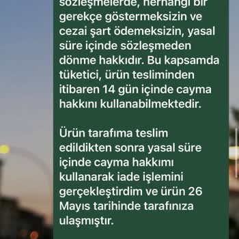 Butik Ceylan Orhanlı’dan Alınan Üst Takım Ücret İadesi Yapılmadı Ve Müşteri Instagram’da Engellendi