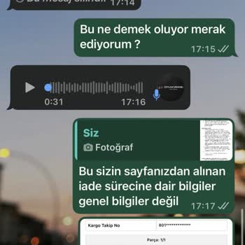 Butik Ceylan Orhanlı’dan Alınan Üst Takım Ücret İadesi Yapılmadı Ve Müşteri Instagram’da Engellendi