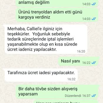 Orijinal Olmayan Ürün Gönderimi Ve Çelişkili İletişim Nedeniyle Orijinal Talebi