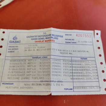 GASKİ Karataş Şubesinde Sahibi Olmayan Borç İçin Zorunlu Ödeme Ve İade Reddi