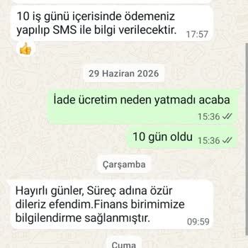 Sefamerve'de 10 Gün İçinde İade Ücretinin Gecikmesi Ve Destek Eksikliği