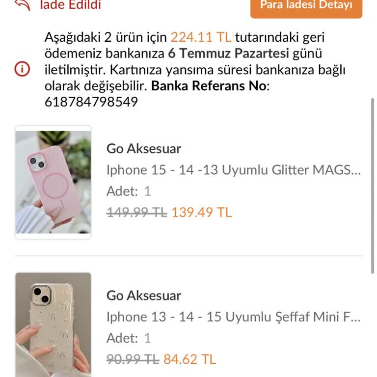 Siparişim Teslim Edilmedi Ve İzin Almadan İade Başlatıldı