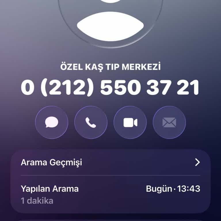 Aziz Kaş Tıp Merkezi Çağrı Merkezinden Gelen Yanlış Bilgi Nedeniyle Acil Cilt Muayenesi Kaçırıldı