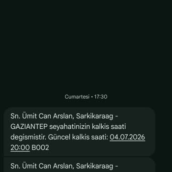 Otobüs Gecikmesi Ve İptali Nedeniyle Tam Ücret İadesi Talebi