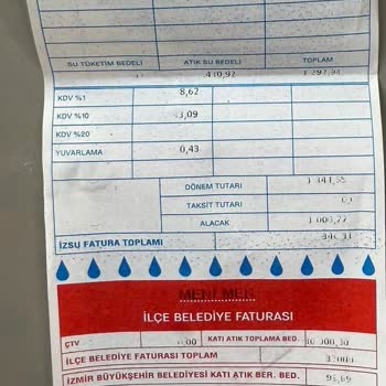 Menemen Belediyesi Su Faturamda 45.500 TL Aşırı Vergi Ve Yanıtsızlık