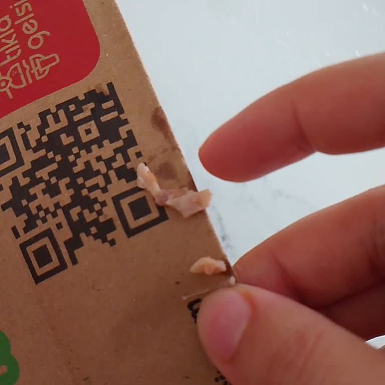 Burger King Order Contained Bone and Plastic in Food