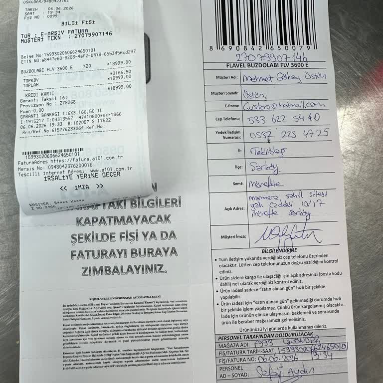 A101 Şarköy'de Flavel Buzdolabı Teslimatı 1 Ayda Gecikti, Bilgi Yok