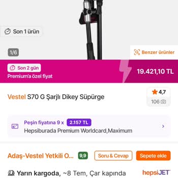 Sürekli Kırılan Boru Ve Parça Temin Edilemiyor, Yeni Süpürge Almak Zorunda