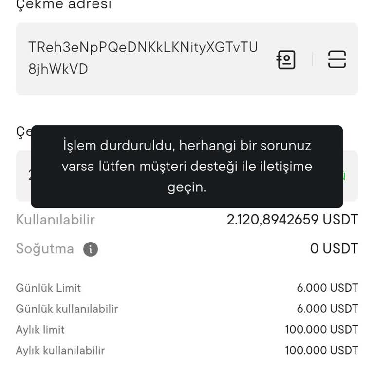 Cointr Hesabımda 100 Bin TL’lik Varlığım Gerekçesiz Blokajla Karşılaştı
