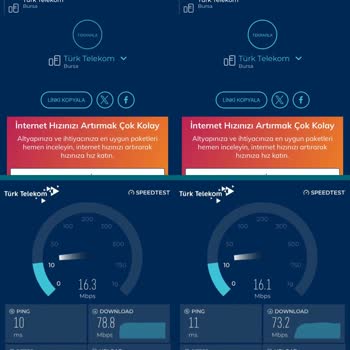 Türk Telekom'da 100 Mbps Söz Verilen Hizmet Gerçekleşmedi, Sürekli Hız Düşüşü Ve İnternetsiz Kalma