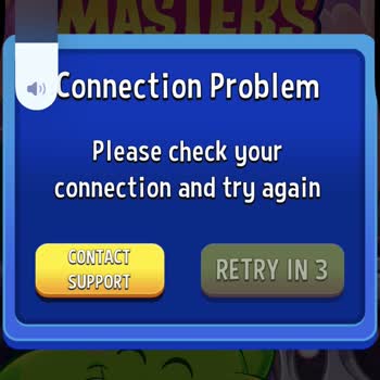 Не могу войти в Match Masters на iPhone – игра показывает ошибку Connection problem