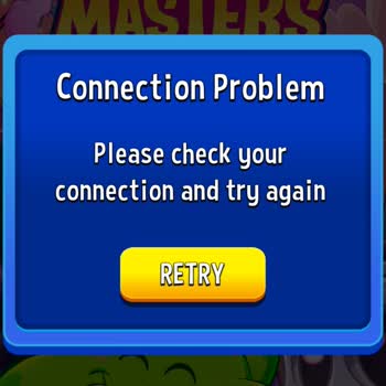 Не могу войти в Match Masters на iPhone – игра показывает ошибку Connection problem