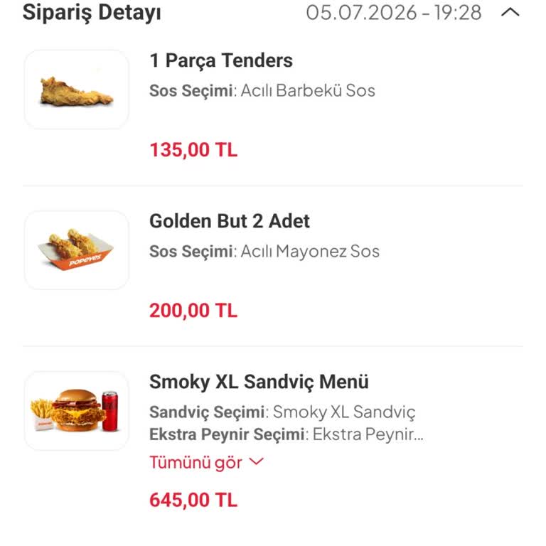 Smoky XL Sandviç Menü Gelmedi, Çözüm İçin Ulaşılabilir Numara Yok