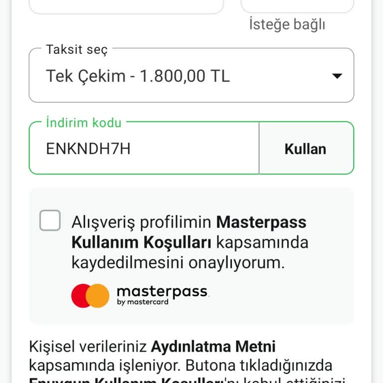 Enuygun Mobil Uygulamasında Promosyon Kodu Hatası Nedeniyle Garanti BBVA Kampanyasından Mağdur Oldum