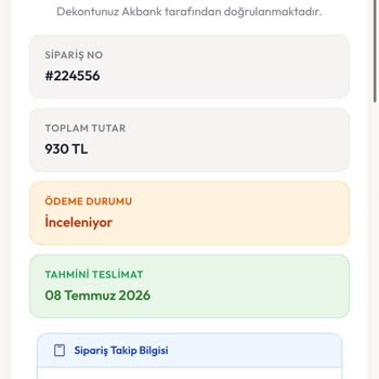 Siparişim Bulunamadı Ve 930 TL İade Talebi