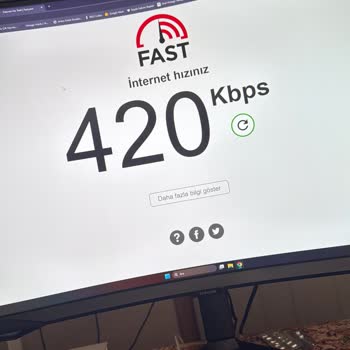 İnternet Hızının 500 Kbps’ye Düşmesi Ve Çözüm Beklenmesi