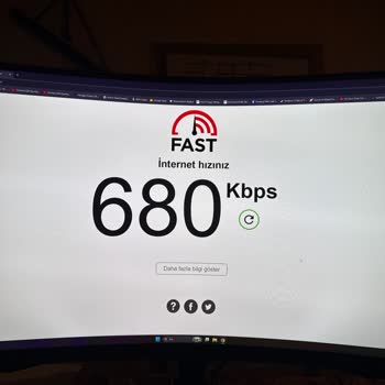 İnternet Hızının 500 Kbps’ye Düşmesi Ve Çözüm Beklenmesi