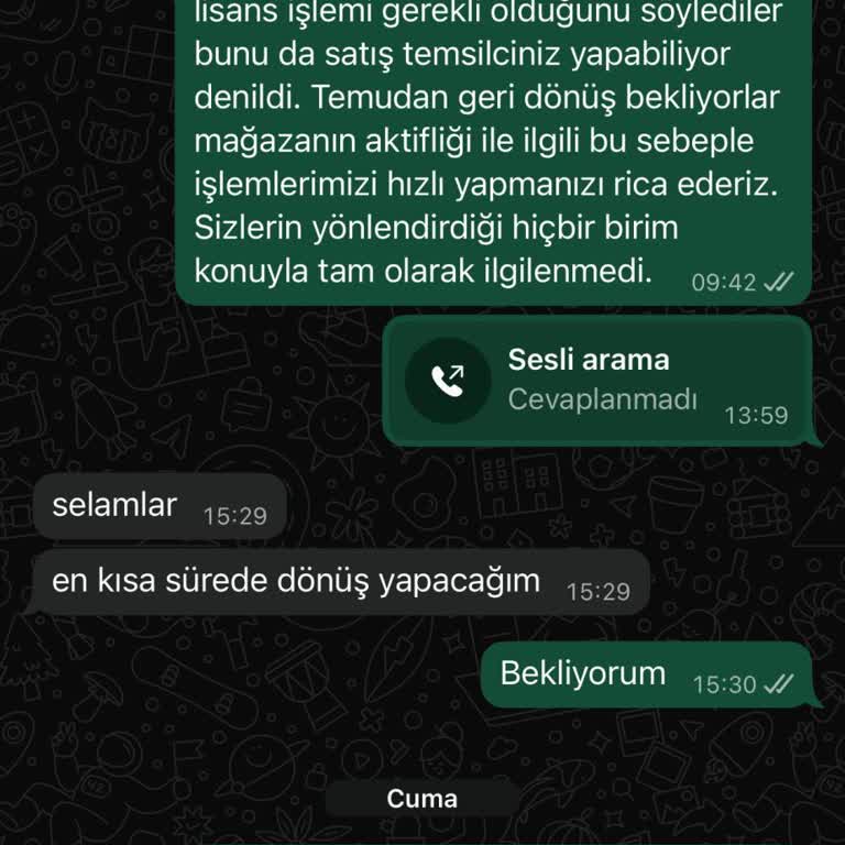 Temu Entegrasyonu Ve Lisans Değişikliği İçin Destek Yokluğu