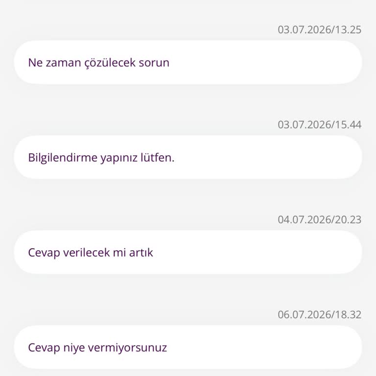 İnternet Kesintisi Ve Destek Yanıtı Yok, Fatura İadesi Talep Ediyorum