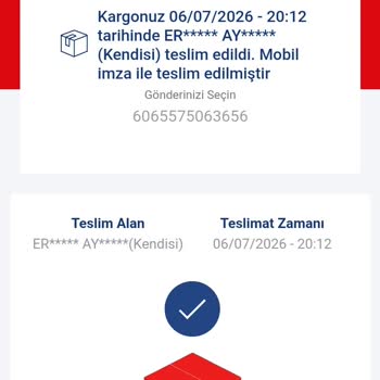Aras Kargo Yanıltıcı E-İmza Teslimat Kaydı Ve Kargonun Bulunamaması