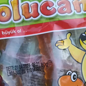 Haribo Solucan Ürününün İçinde Plastik Madde Tespiti